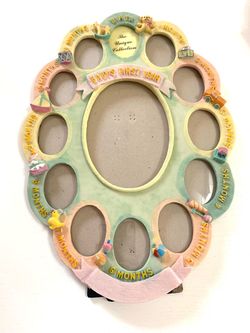 BABY BY MONTH PICTURE FRAME
