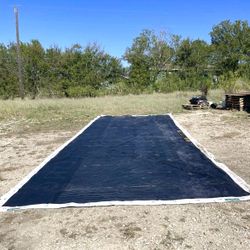 14x32 Ripstop vinyl tarp (multiple sizes)