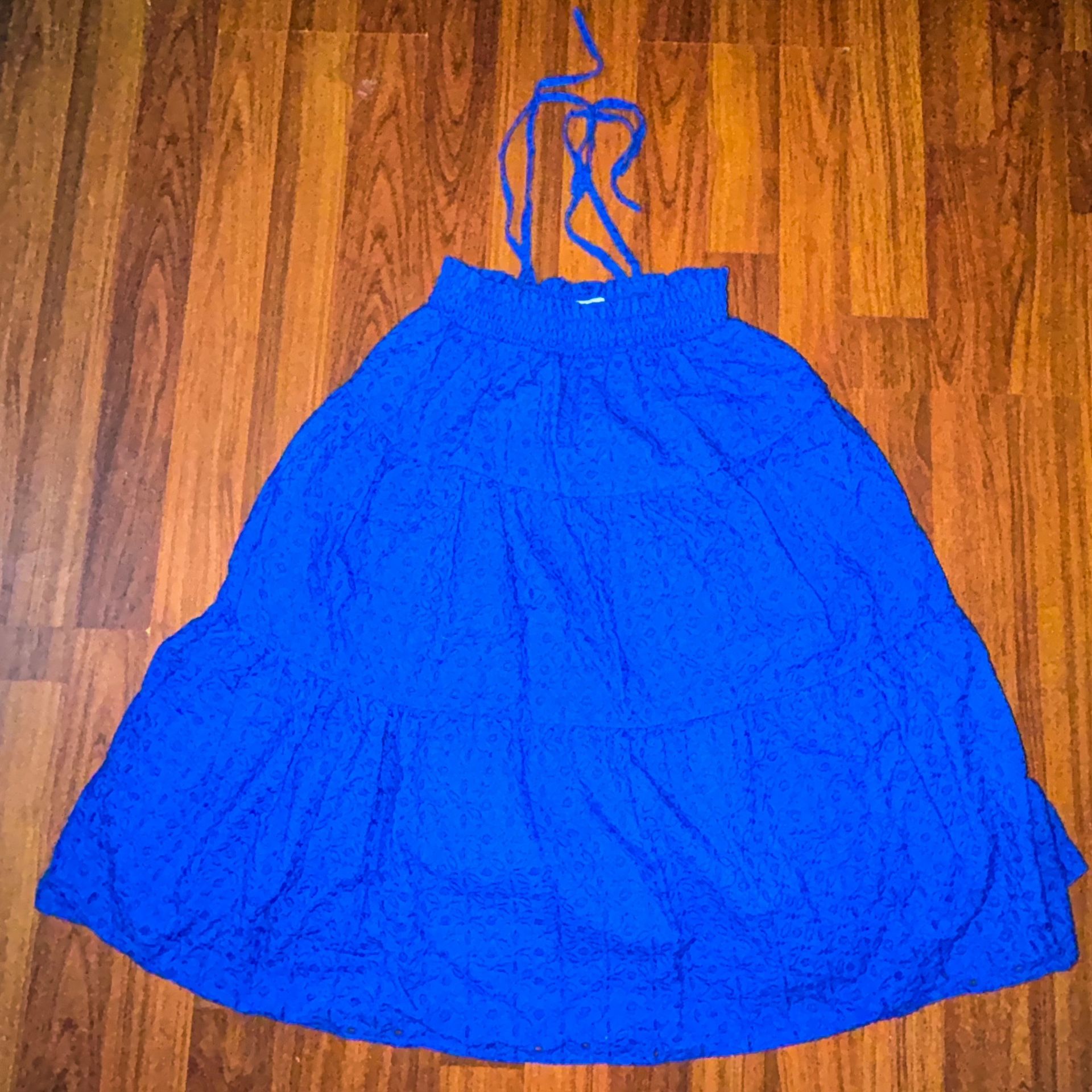 Cabana by Crown and Ivy Blue Eyelet Sundress Size XS