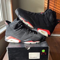 Air Jordan Retro 2016 Black/Infrared Size 14