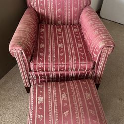 Chair With Ottoman 
