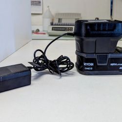 Ryobi Charger With Battery P118B