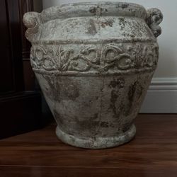 Ceramic Clay Large Decorative Pot