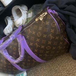 Louis Vuitton Keepall Bandoulière 50 Violet Fonce 
