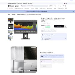 Samsung 34” LED Monitor