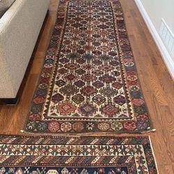 1870’s Antique Caucasian Kazak Rug 11x3.5