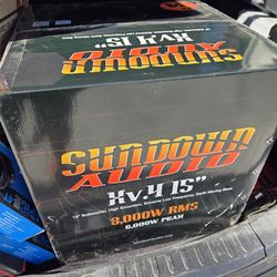 15in Sundown Xv4 3000rms D2 New $750