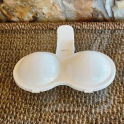 Nordic Ware Breakfast 2 Egg Poacher Microwaveable Plastic