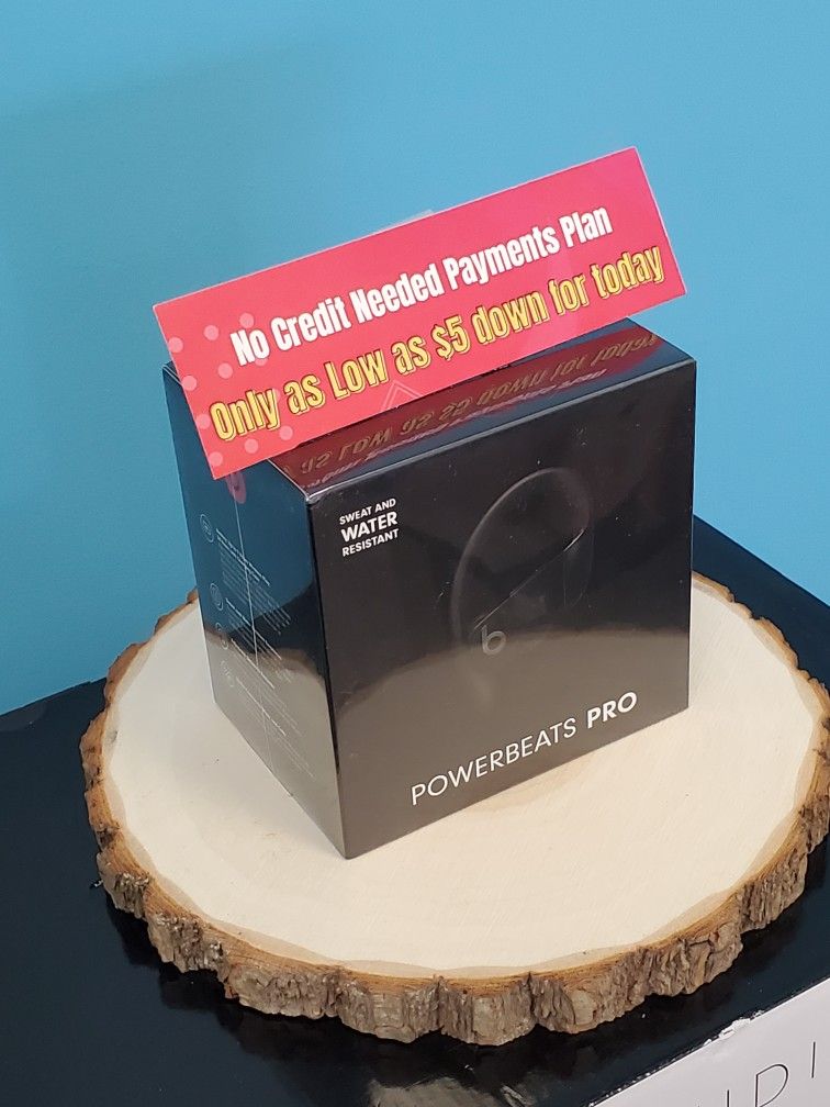 PowerBeats Pro Headset Brand New - $1 DOWN TODAY, NO CREDIT NEEDED - WARRANTY INCLUDED