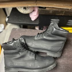 All Black Timberland Boots 