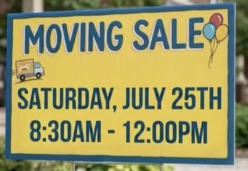 Moving Sale