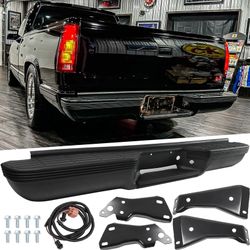Rear Steel Step Bumper for Chevy Silverado GMC Suburban 1988-2000 GM1101110