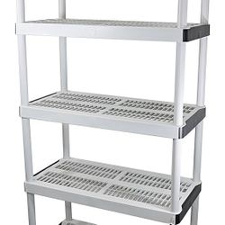 Multi-purpose Plastic Shelving Unit