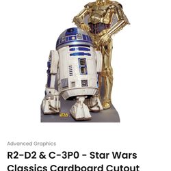 C-3PO And R2D2 cutout 