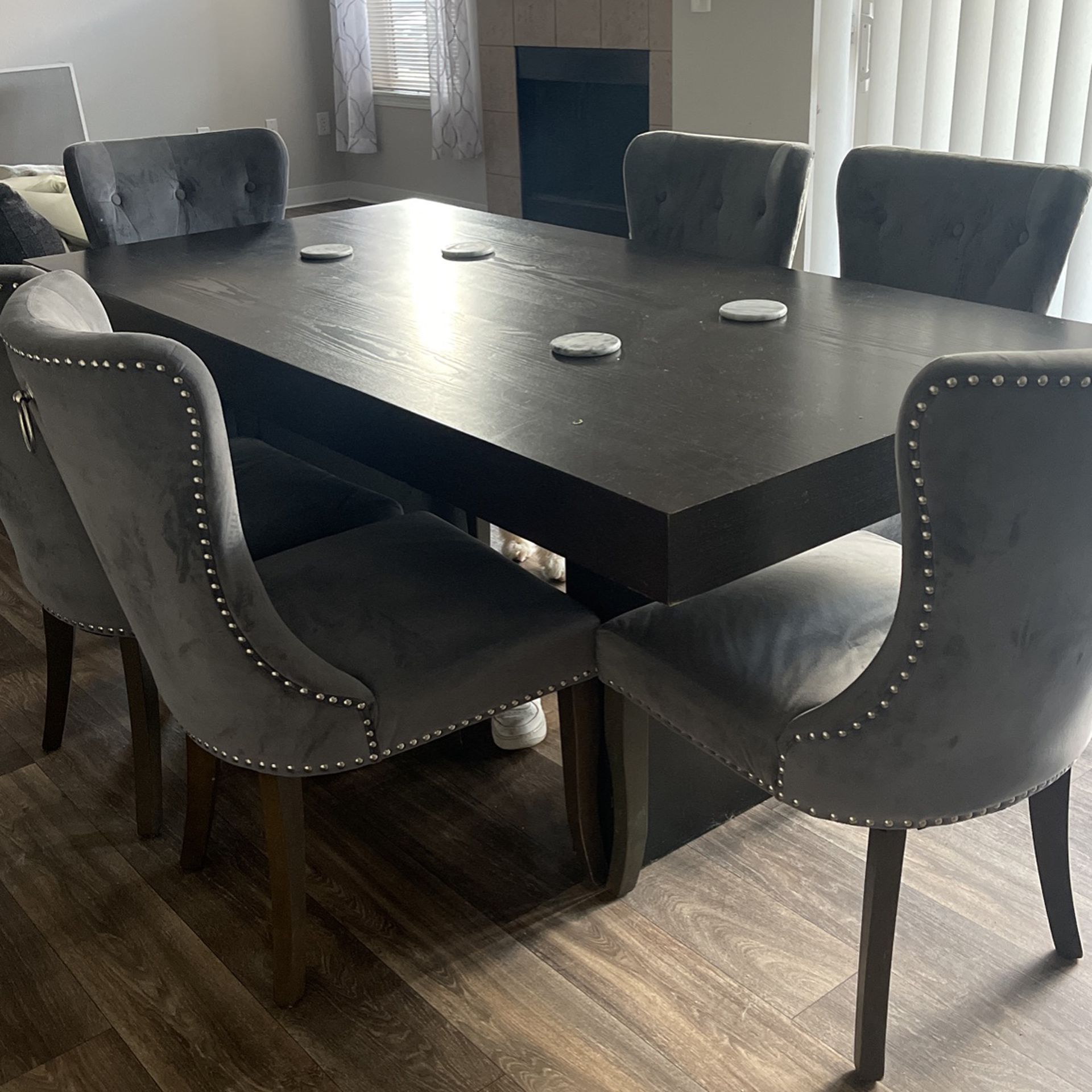 Dark Wood Dining Table (chairs not Included) FREE