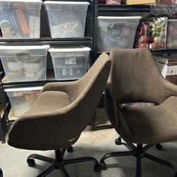 Two Office Chairs - 100 For Two