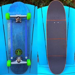 Curb Killer Egg Shape Custom Complete Skateboard 9.0” Vintage Mini Rat II Wheels