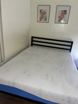 Bed Frame & Mattress Queen