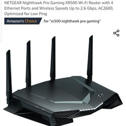 Netgear Nighthawk Pro Gaming XR500 Wi-Fi Router 