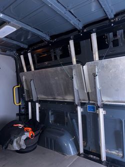 Shelf for sprinter van