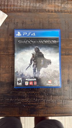 PS4 Game Shadow Of Morder 