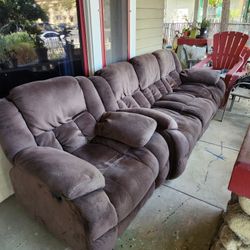 Sofa and Recliner