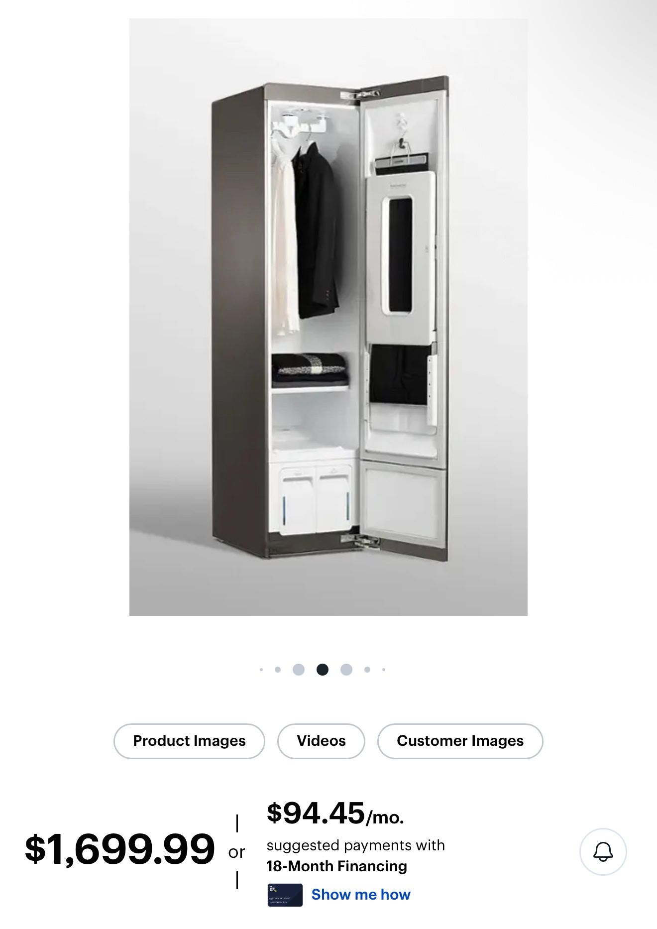 LG - Styler Smart Steam Clothing Care System