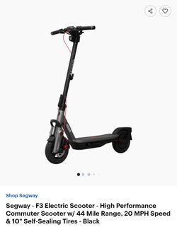 Segway F3 Electric Scooter High Performance