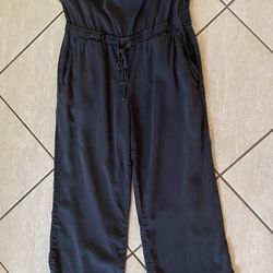 Cloth & Stone -Size Small- Off shoulder Jumpsuit In Blue/Gray