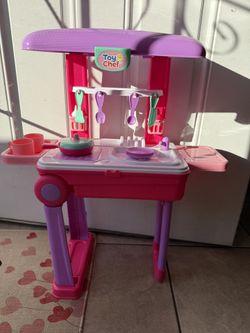 Portable play kitchen set 