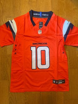 Orange broncos Bo nix jersey