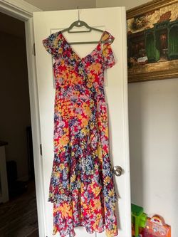 Floral Ruffle Maxi Dress
