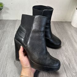 Harley-Davidson Iredell D84495 Womens Black Leather Ankle Booties Boots Sz 9