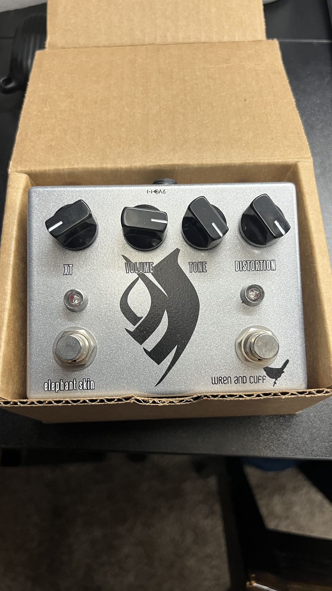 Wren and Cuff Elephant Skin Distortion/Fuzz Pedal – Boutique Guitar Effect