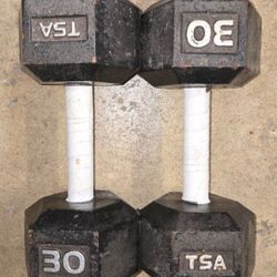 30 lbs Dumbell Pair