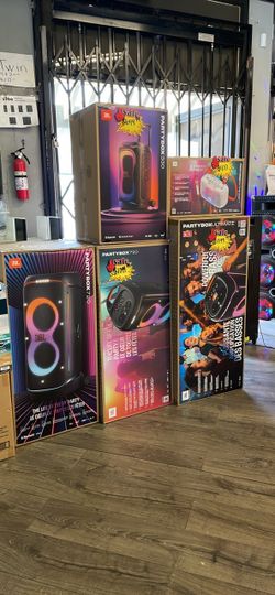 JBL PartyBox Bluetooth Speakers Take One Home Today $0 Initial Payment Please Read Description