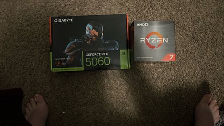 Nvidia RTX 5060 GPU + AMD Ryzen 7 5800xt CPU pc bundle