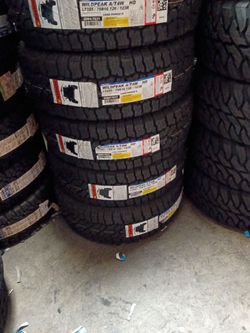 285/75R16 LT FALKEN AT4 NEW tires and for 4 llantas nuevas instaladas y balanceadas open day 7