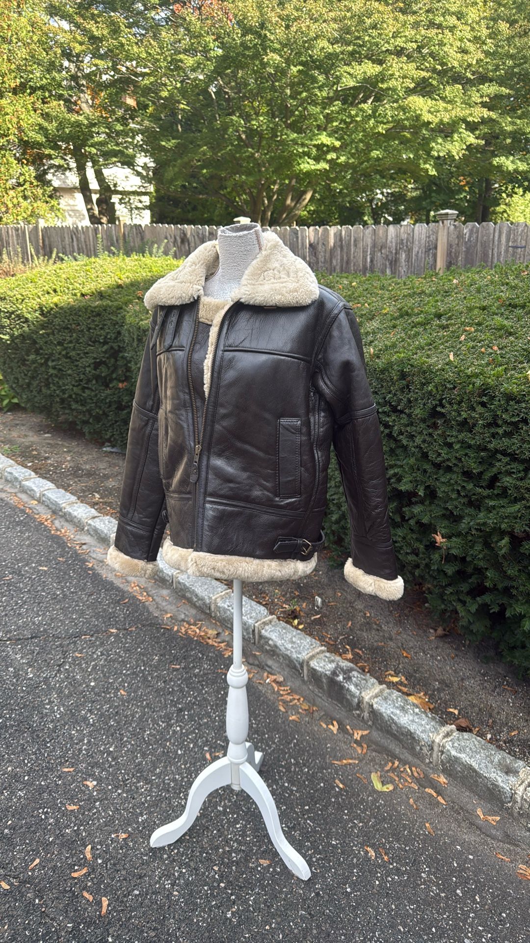 Leather Sheepskin Jacket 