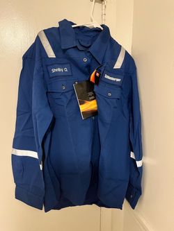 New Red Wing Reflective Stripes Work Shirt Size L