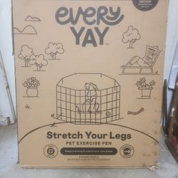 Pet Exercise Pen size Medium 24W x 3H