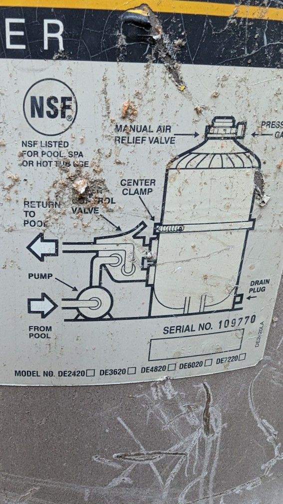 Hayward De 2420 De Pool Filter for Sale in Corona, CA OfferUp