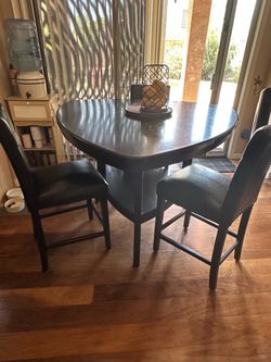 Counter-Height Pub Table with 3 Chairs