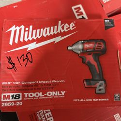 Milwaukee 1/2 Compact Wrench 