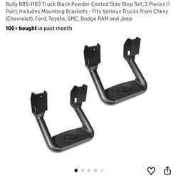 Bully BBS-1103 Truck Black Powder Coated Side Step Set
