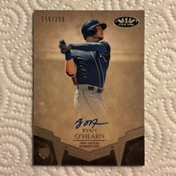 2019 Topps Tier 1 Ryan O’Hearn Rookie Autograph /250 Baseball Card