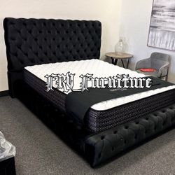 New Queen Bed Frame With Mattress
