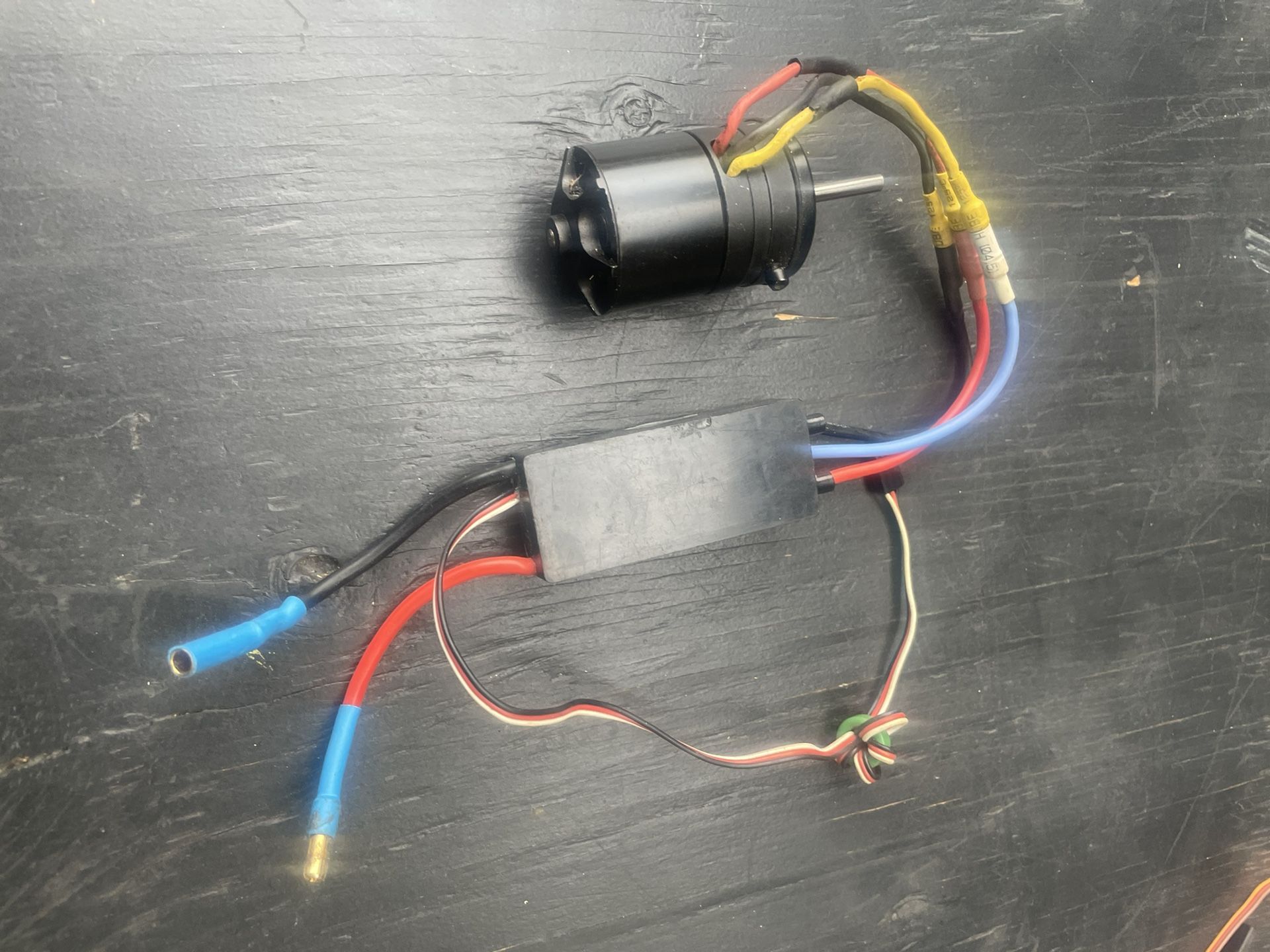 Boat Motor And 40 Amp Esc