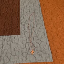 Black Hills Gold Heart Necklace And  16’ Pendant 