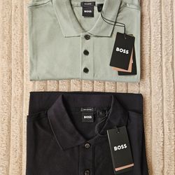 2 Mens Size M boss shirts ( price for all 2)